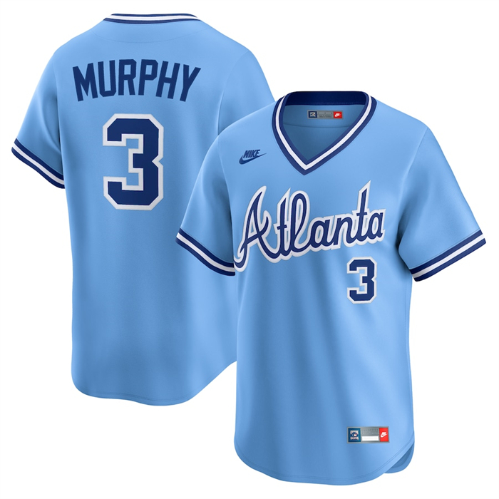 Camiseta Beisbol Hombre Atlanta Braves Dale Murphy Retro Cooperstown Collection Limited Azul
